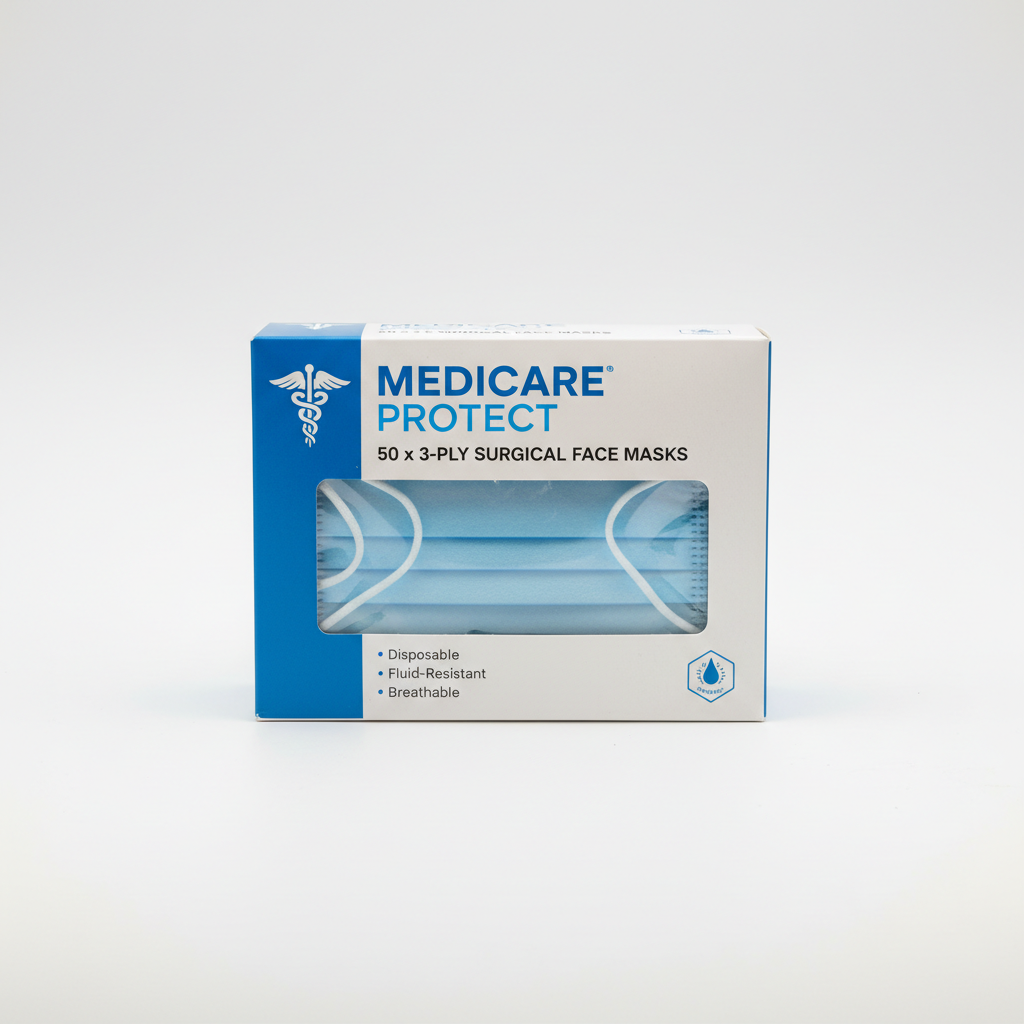 Medical Grade Face Masks (Box 50) - Health product for sale by MedSupply Kenya