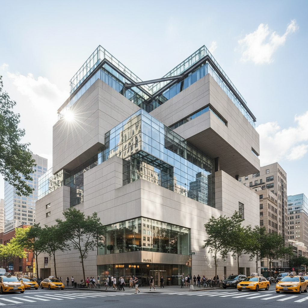 MoMA New York — modernes Museumsgebäude in Midtown Manhattan