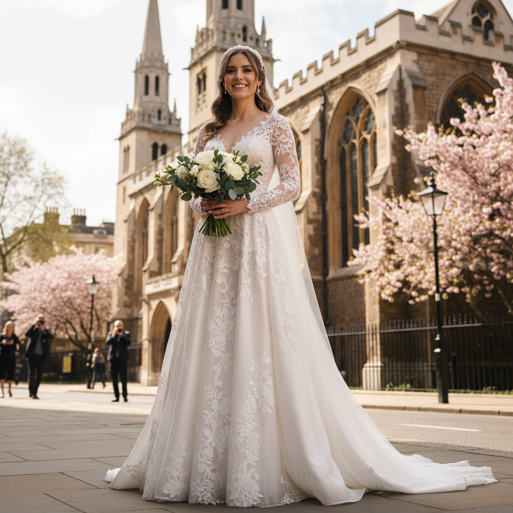 Portrait of Sophie Harrington, bride