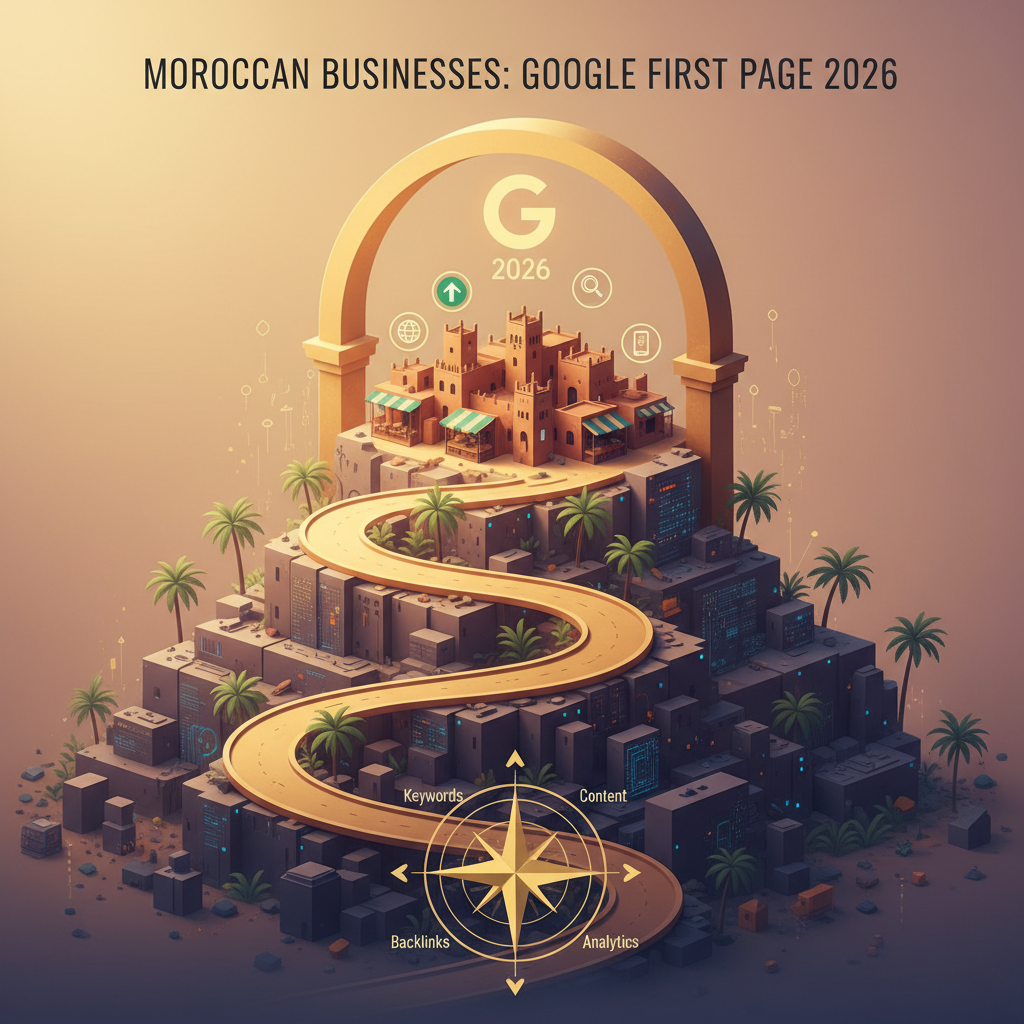 SEO référencement Google Maroc 2026 - première page Google stratégie SEO Casablanca