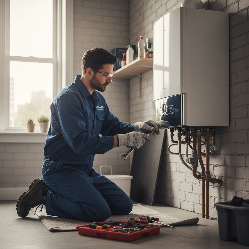 Callum O'Brien, boiler installation specialist with 9 years experience