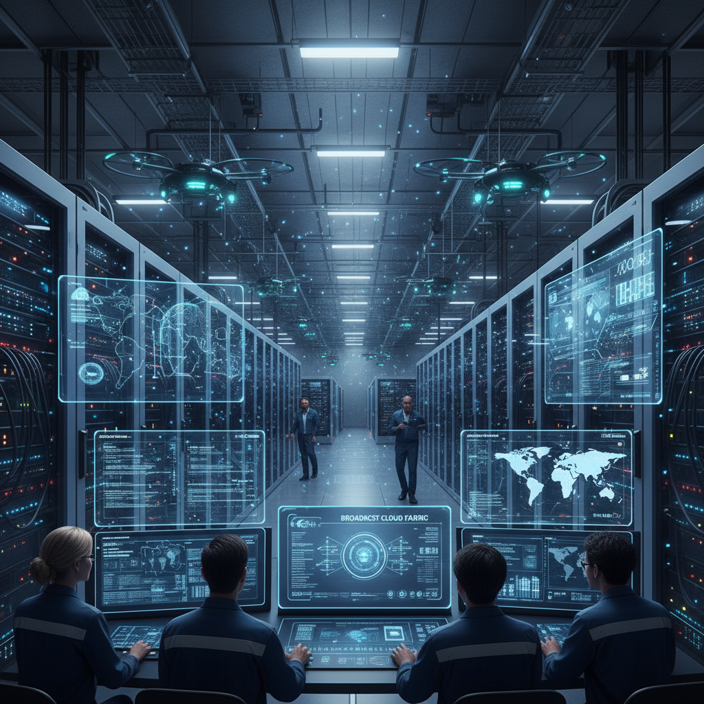 Cloud services infrastructure for broadcast production environments