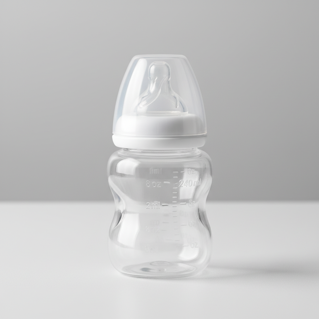 Bonne baby feeding bottle 150ml transparent plastic