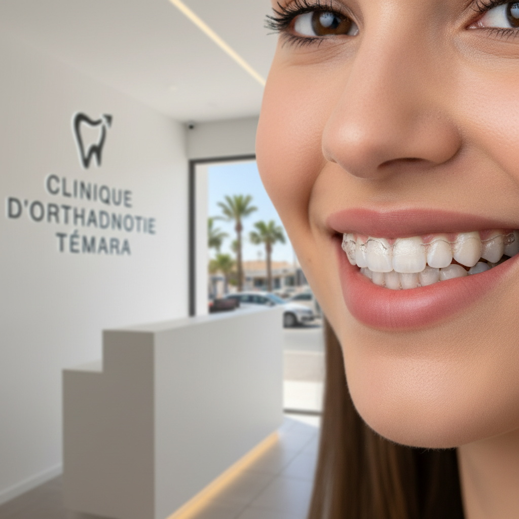 Priya Nair, smiling South Asian woman, Invisalign patient at DentalCare NYC