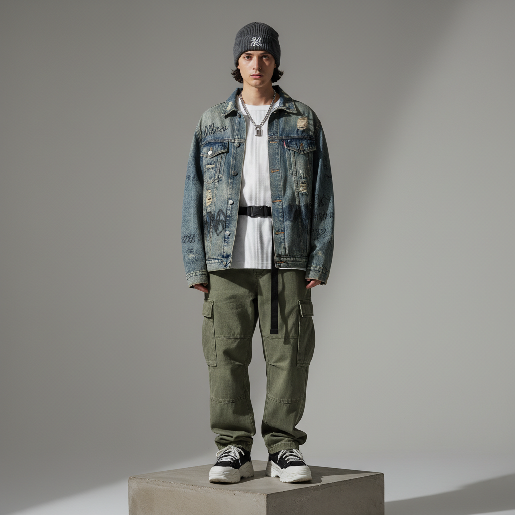 Streetwear lookbook video thumbnail