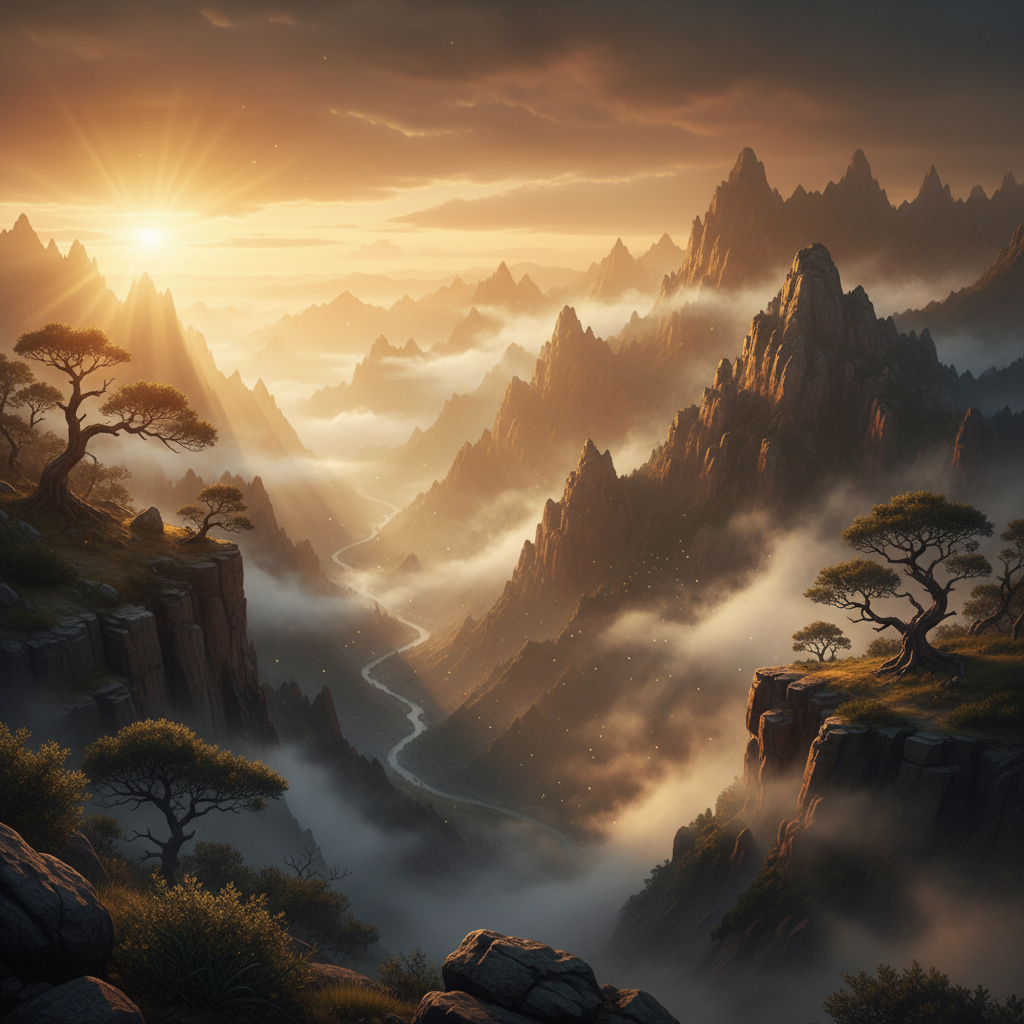 High quality AI generated art with dramatic lighting