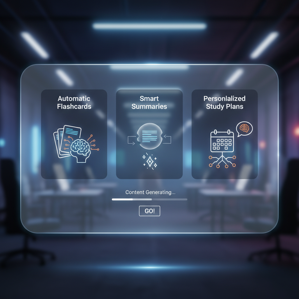 Interfaz de chat con inteligencia artificial mostrando conversación y generación de contenido
