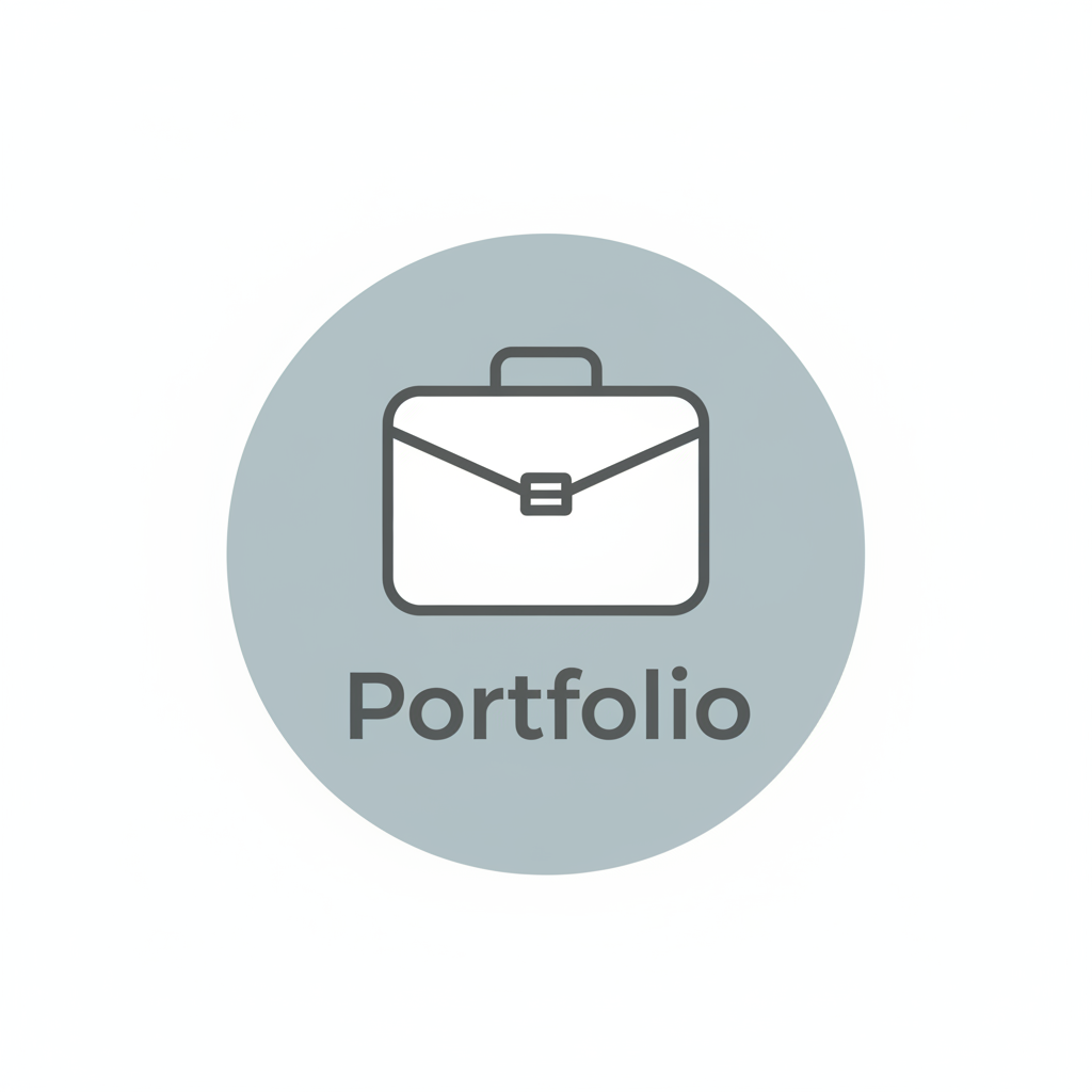 Portfolio briefcase icon