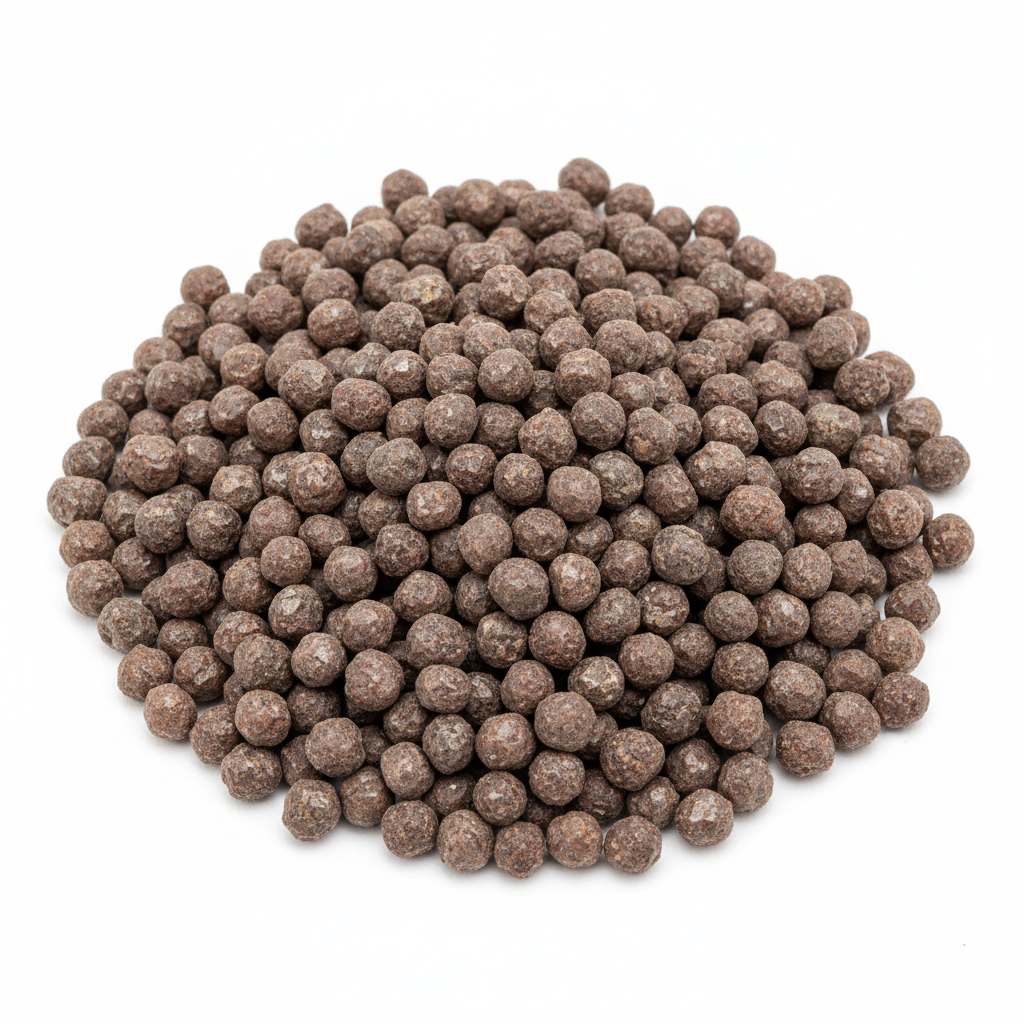 DAP fertilizer granules rich in phosphorus for root growth