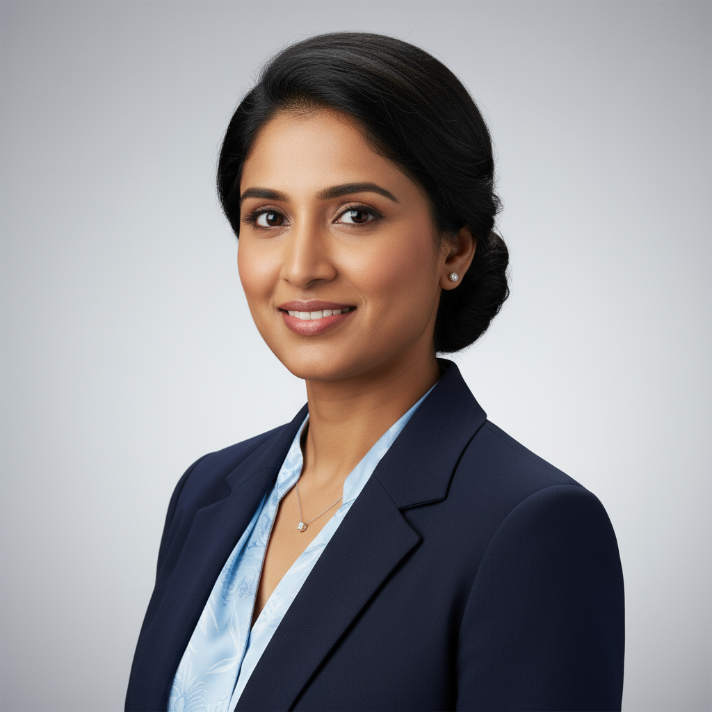 Professional headshot of Neha Agarwal, CEO