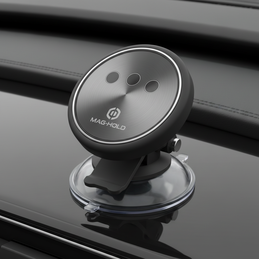 Soporte magnético para teléfono en tablero de auto