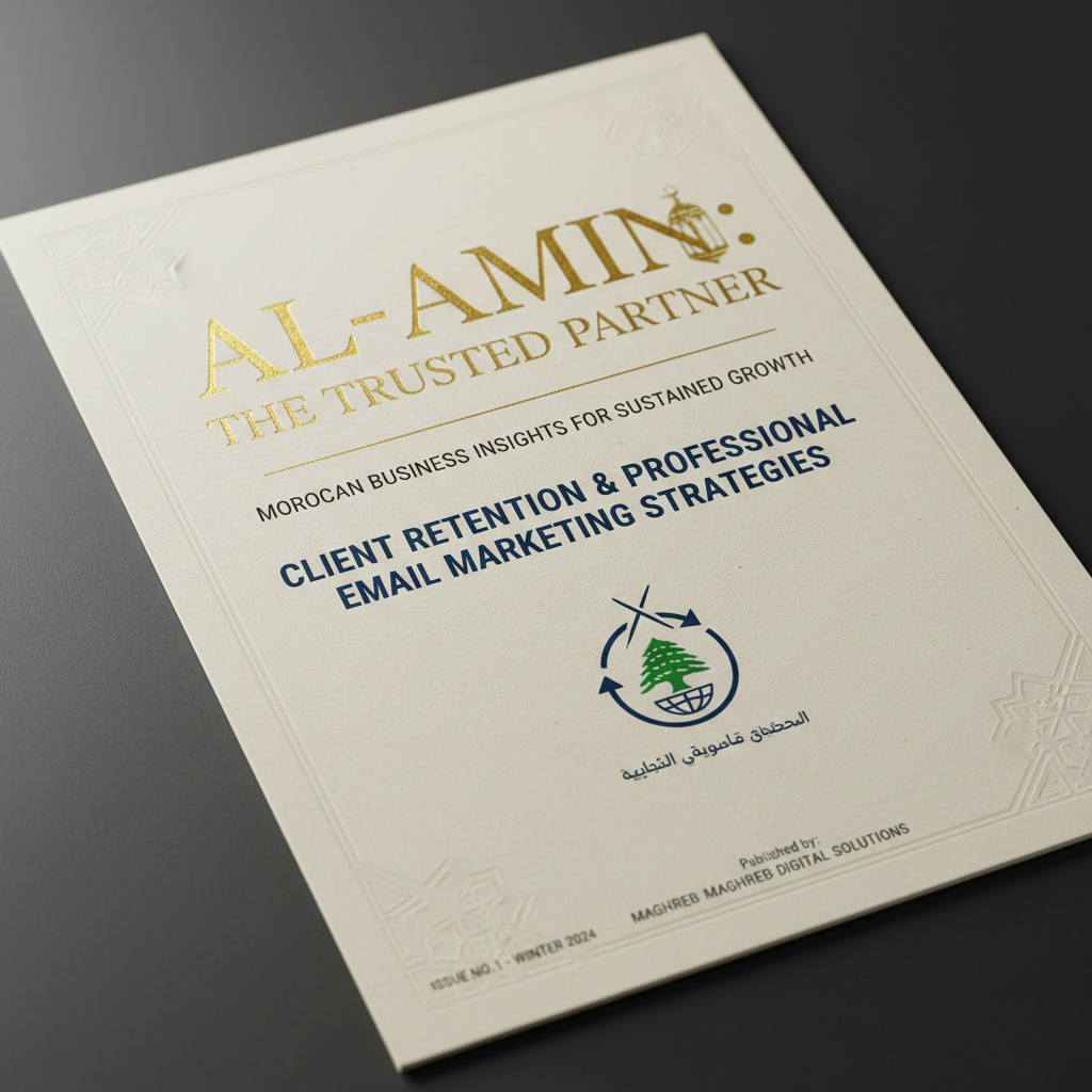 Newsletter B2B Maroc - fidélisation clients professionnels emailing entreprises marocaines