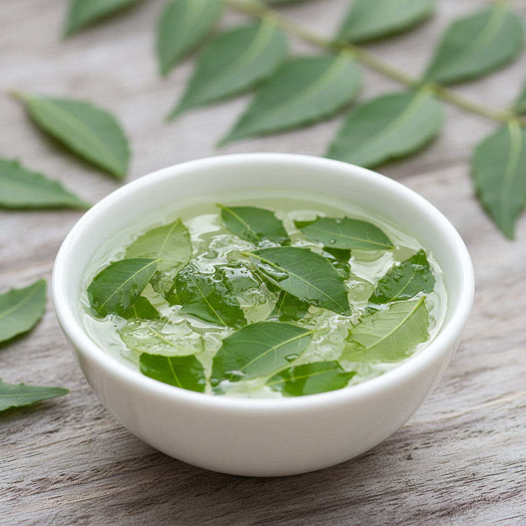 Green gel mask in white bowl with fresh aloe vera, spa beauty product
