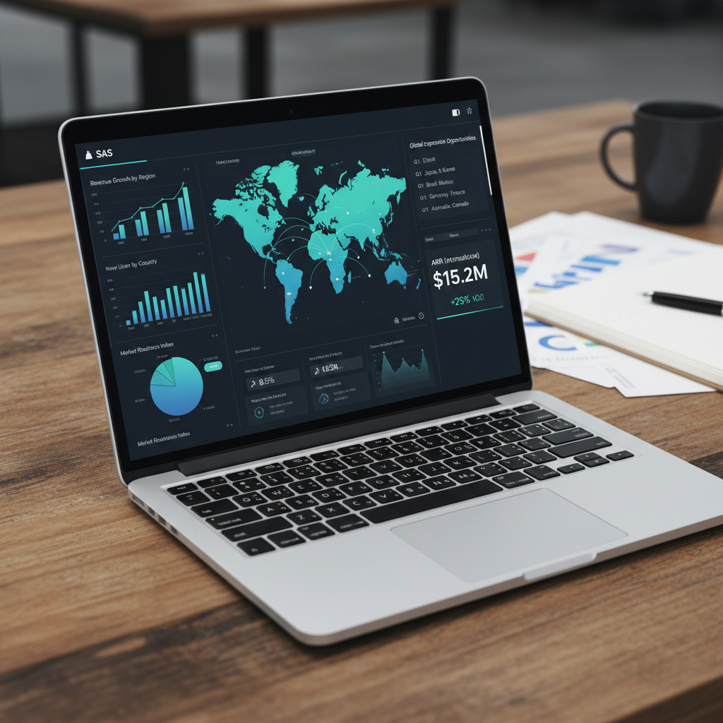Indian SaaS market opportunity analysis showing underserved segments and market size