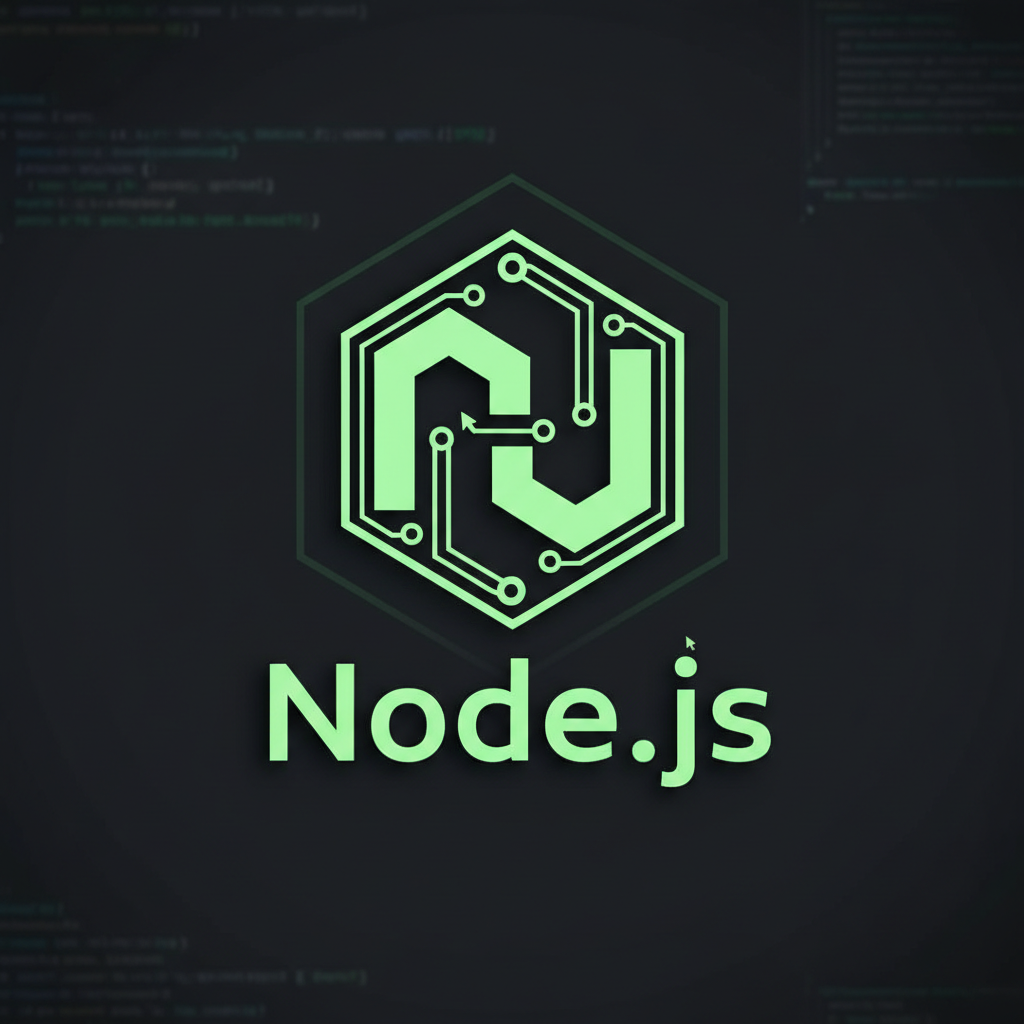 Dark terminal window displaying Next.js server component code with green output logs