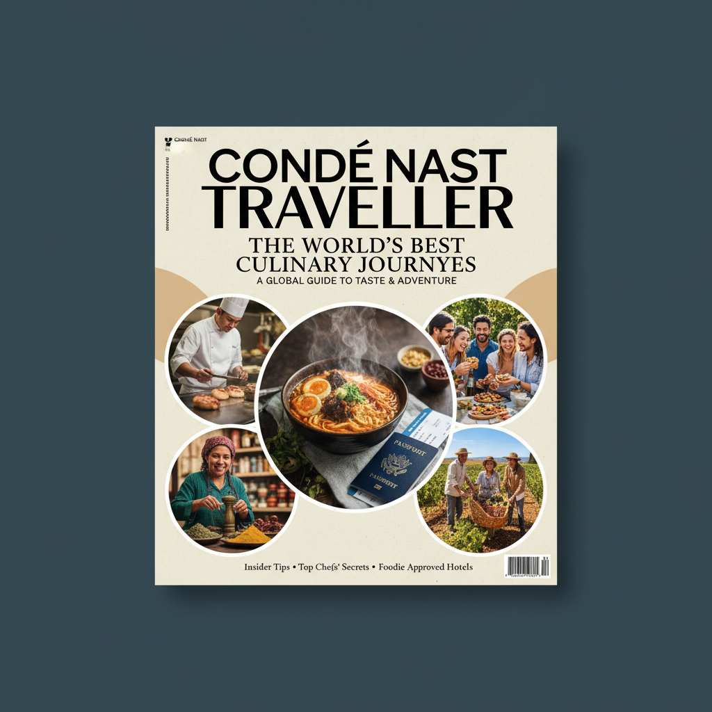 Condé Nast Traveller feature on the best culinary travel experiences