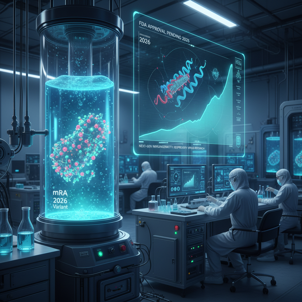 Updated COVID-19 mRNA vaccine 2026 variant targeting FDA approval with next-generation immunogenicity respiratory virus research