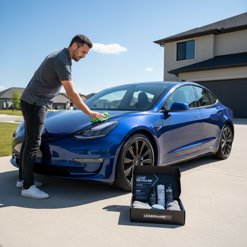 Jordan Reyes, Tesla Model 3 owner who used Rinse Shield package for lease return inspection