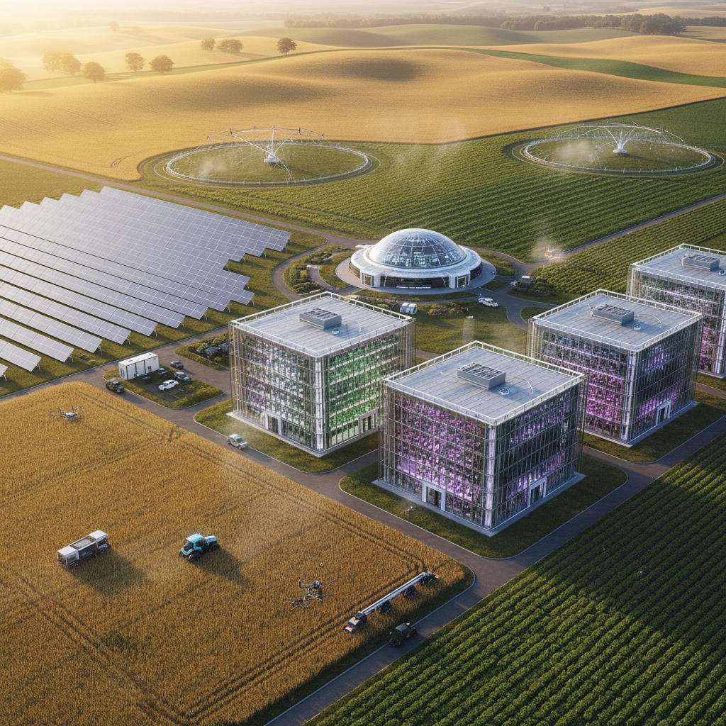 Foundations of Modern Smallholder Farming course cover — agricultural field with green crops in daylight