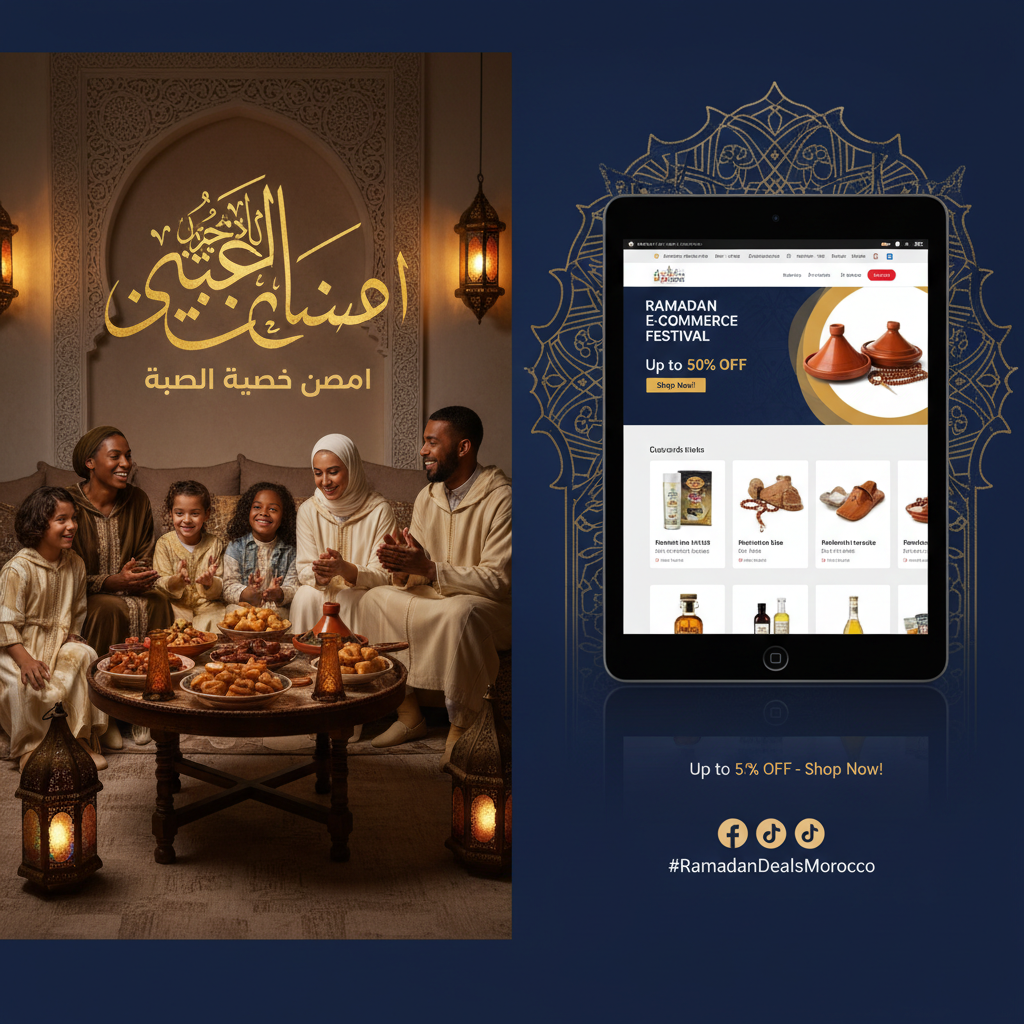 Stratégie digitale Ramadan Maroc - marketing digital mois de ramadan ventes e-commerce marocain