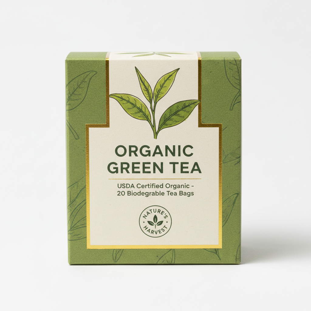Tulsi Green Tea (30 bags) — Wellness product from Serenova
