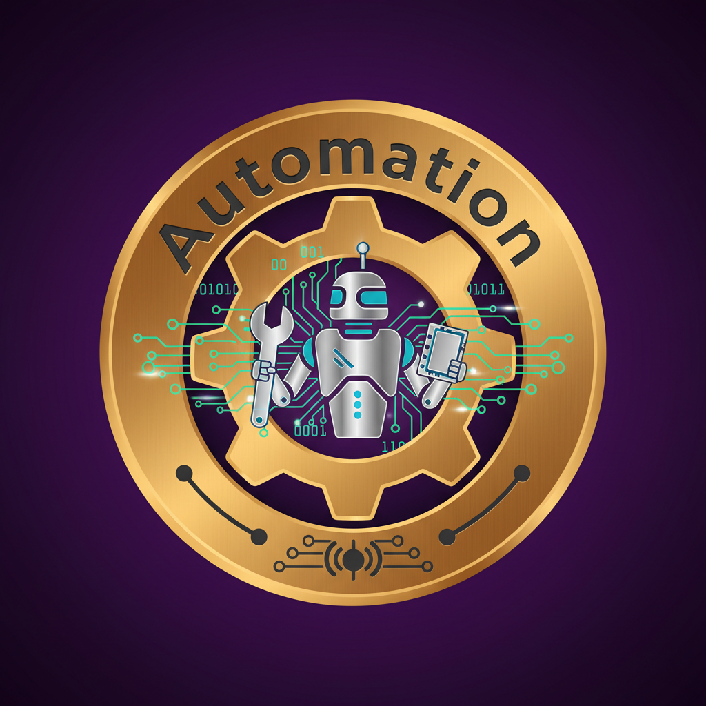 Dark AI automation agency blueprint with violet workflow diagrams
