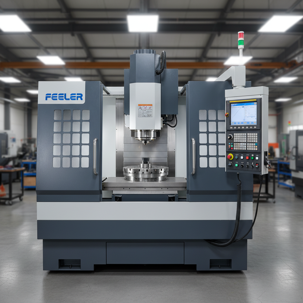 Second FEELER VMX-760 4th-axis VMC vertical machining center