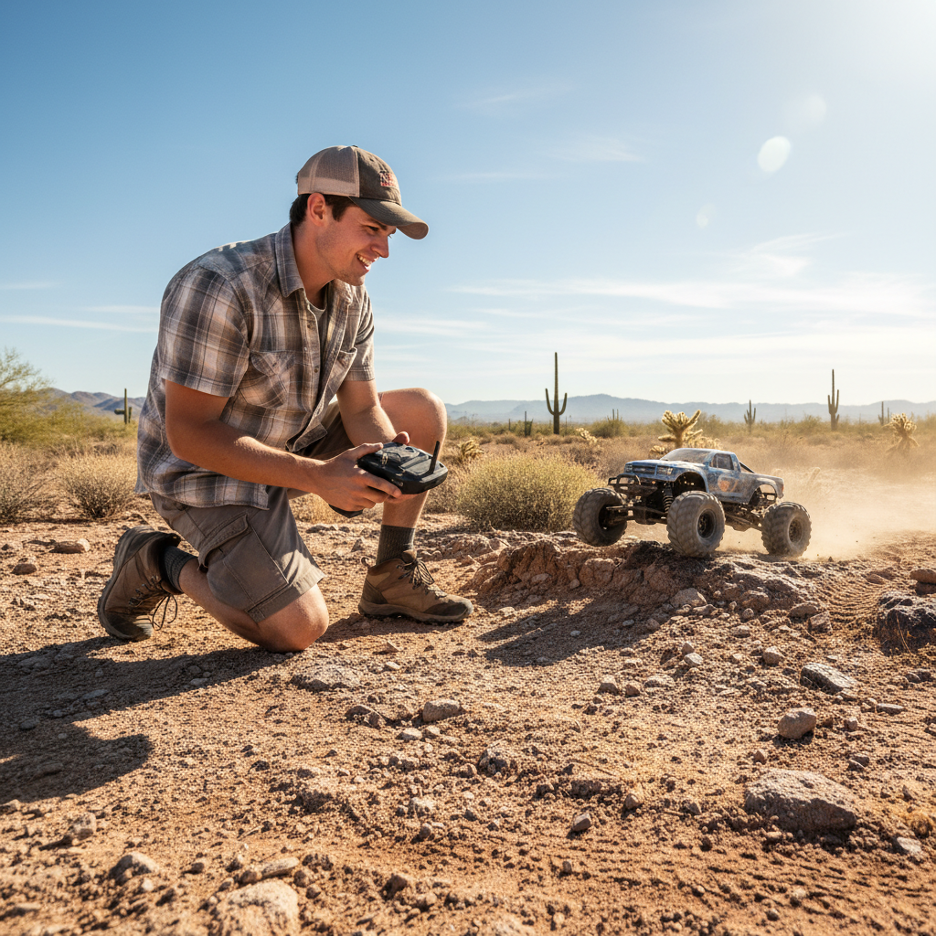 Marcus, RC truck basher from Phoenix