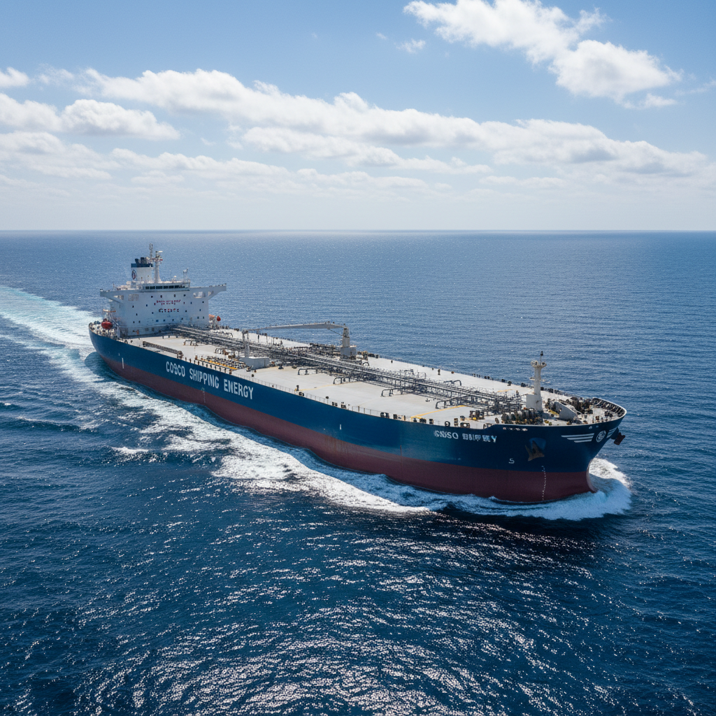 COSCO Shipping Energy vessel at sea, careers at a leading Chinese energy shipping company