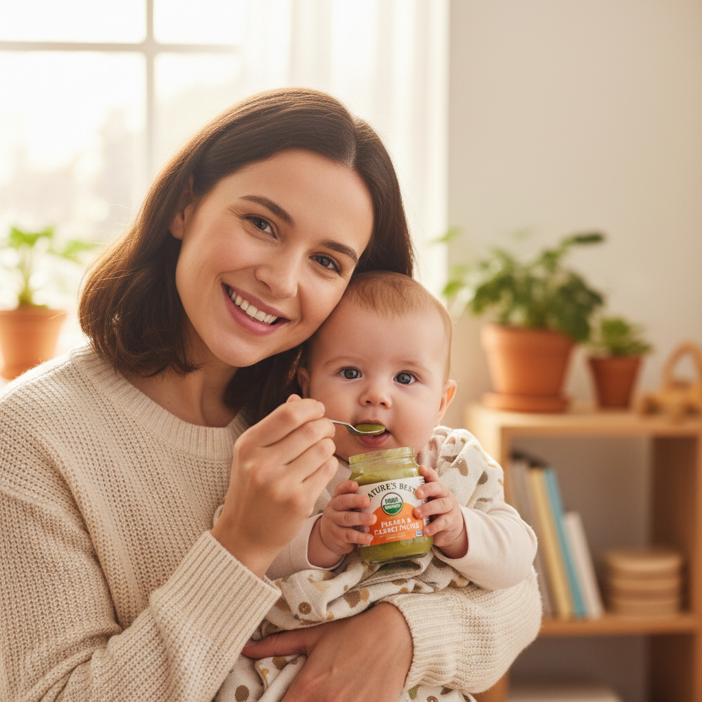 Rita Dakota Tёma Baby Food campaign face 2018 family-oriented advertising reinforcing authenticity and motherhood values
