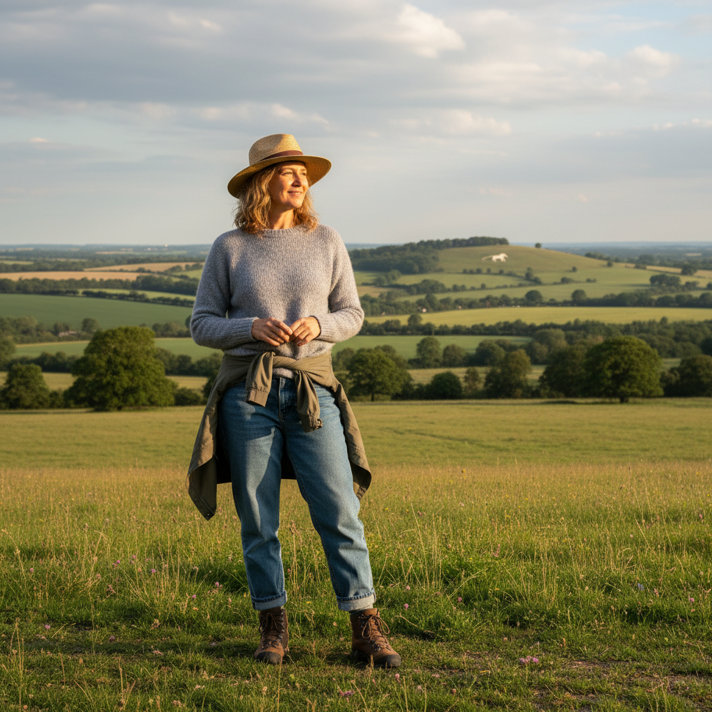 Sophie Brennan, former creative director in Shoreditch, now living in Wiltshire