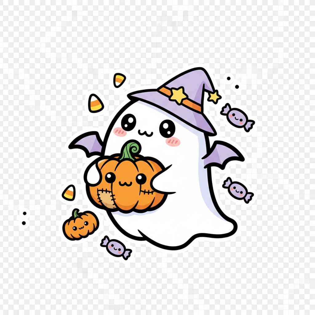 October 2025 Spooky Soft sticker drop - sold out kawaii halloween sticker collection