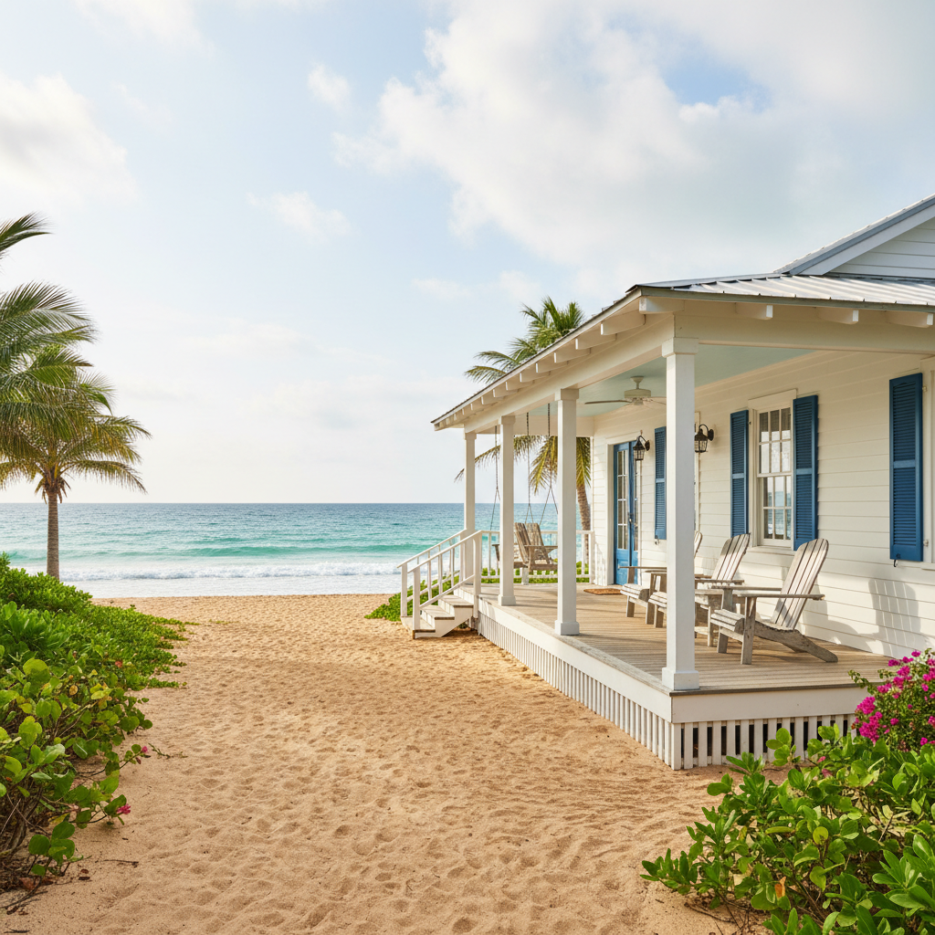 Dune Vista Cottage — panoramic ocean view from the cottage
