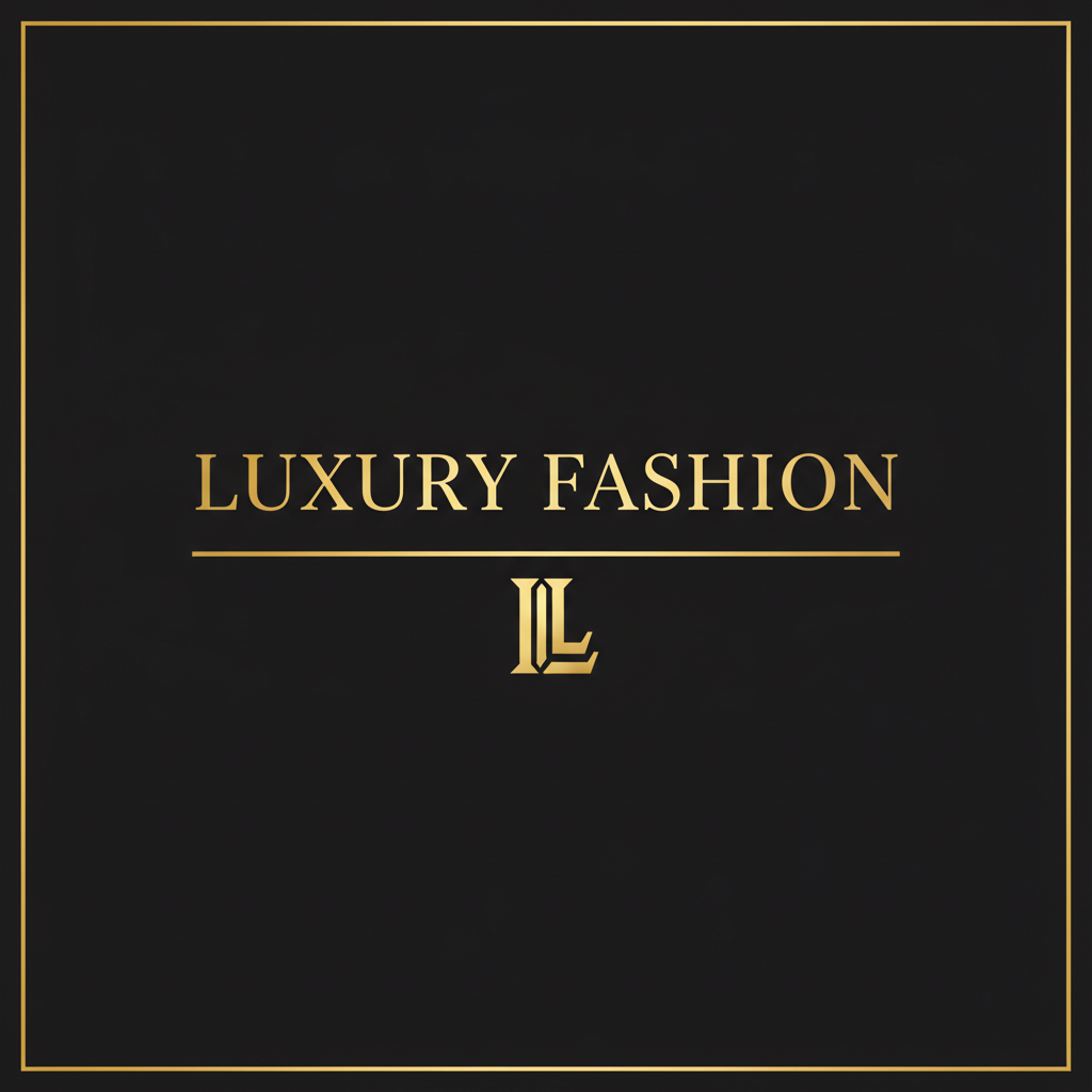 Luxury fashion brand website with dark editorial layout, high-fashion photography, and premium typography on black background
