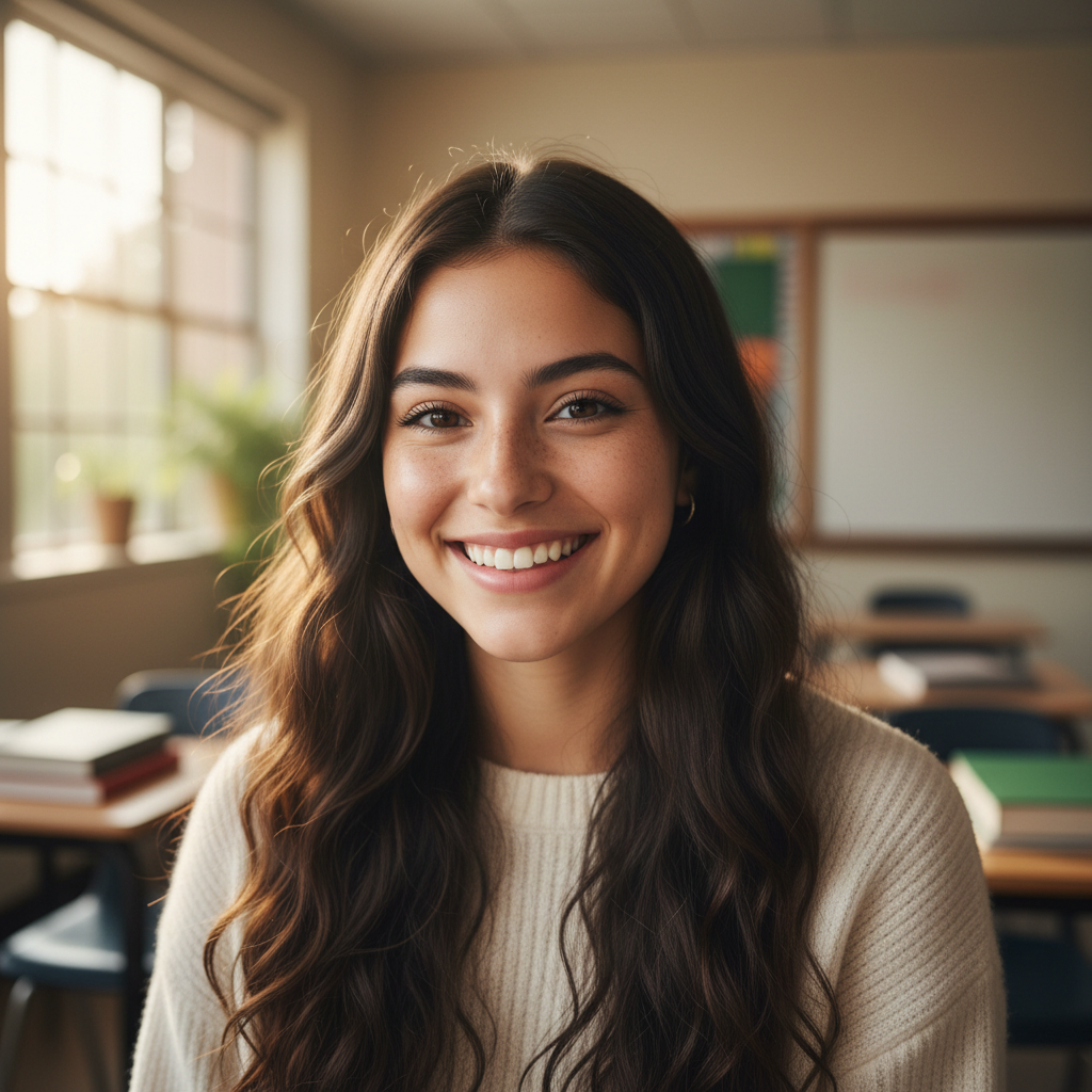 Marcela, estudiante internacional agradecida por las clases de Ailen