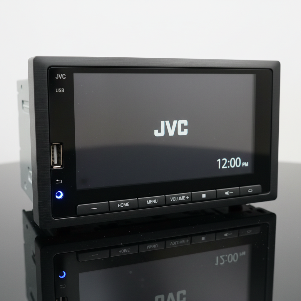 JVC digital media receiver with USB and bluetooth connectivity