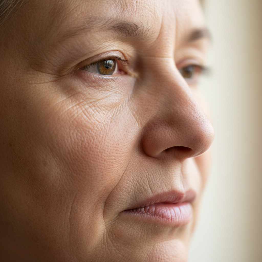 Firmed and radiant mature skin after red ginseng essence treatment