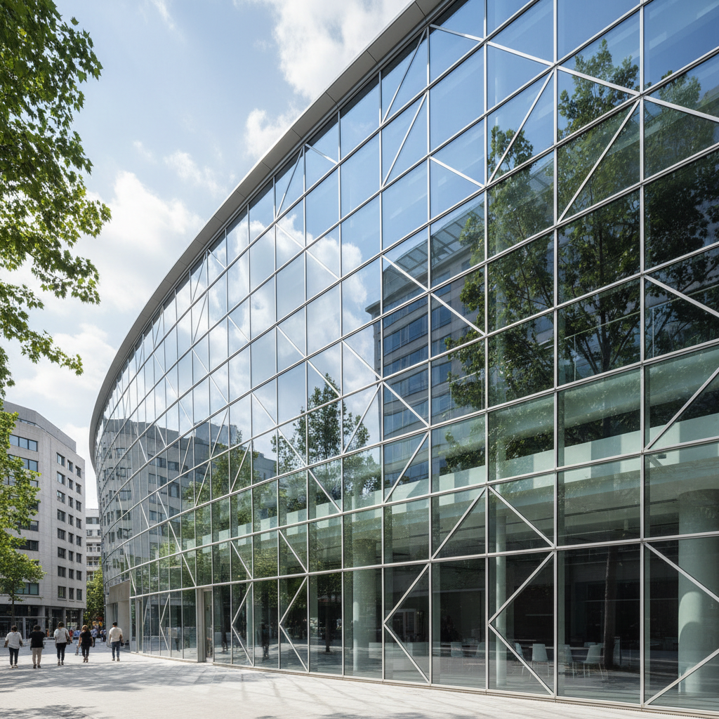 SCHON slim aluminium window system in modern residential project