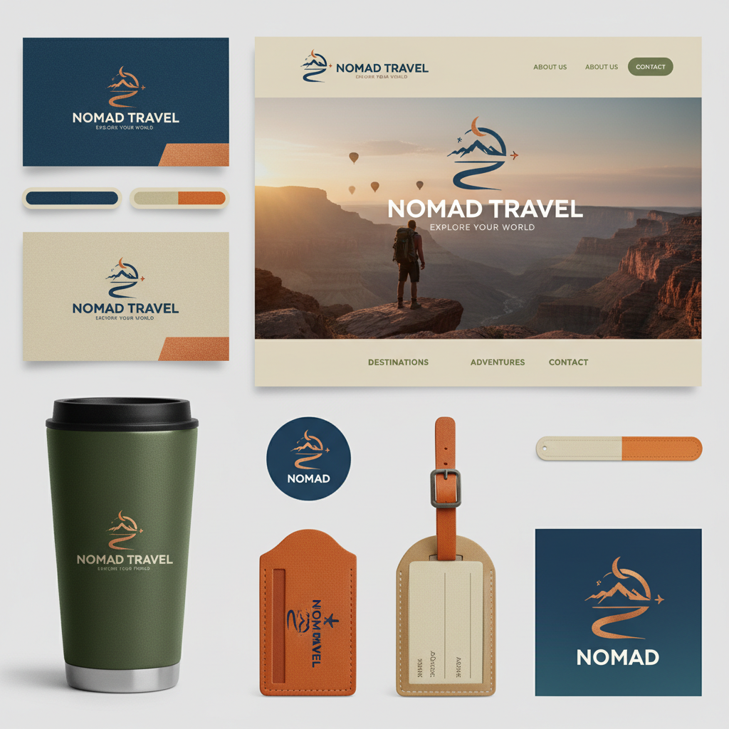 Nomad Travel destination story page with full-bleed photography and narrative content