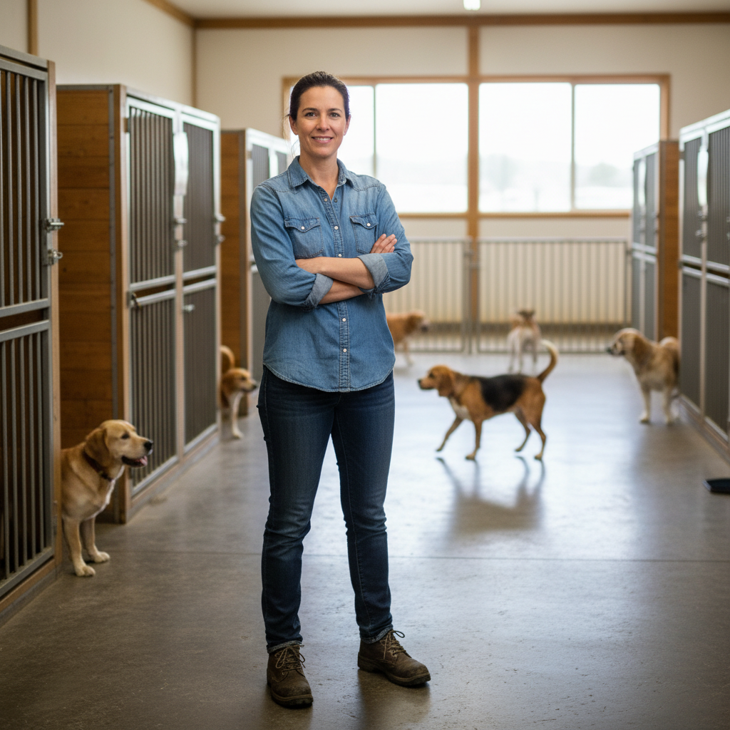 Sandra Okonkwo, director of Tailwaggers Boarding kennel