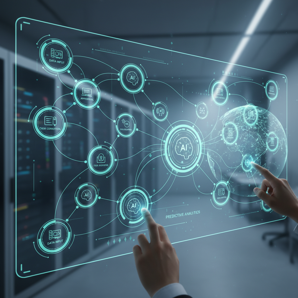 Visual workflow automation with AI integration