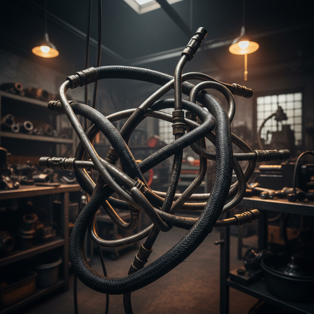 Industrial gasket and sealing components on dark metallic surface, precision cut rubber and fiber gaskets, workshop environment