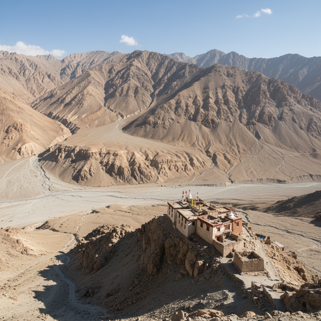 Manali to Spiti Valley road trip through high altitude desert, ancient monasteries and snow peaks