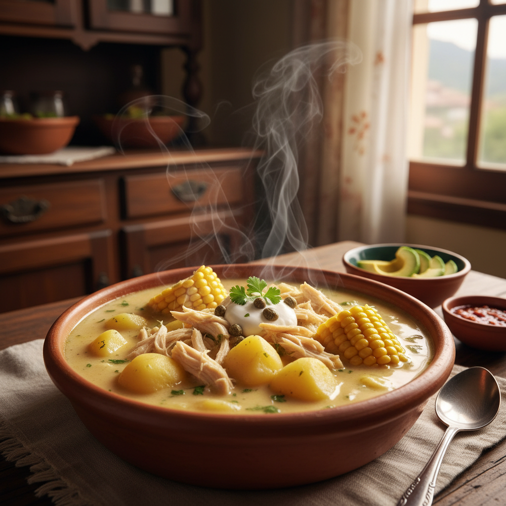 Ají de gallina peruano cremoso con salsa amarilla, arroz blanco y papa sancochada