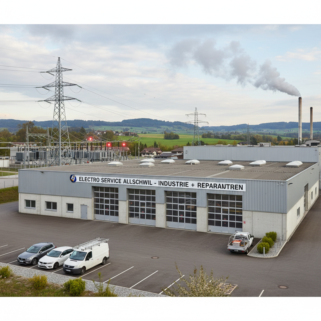 Industrieanlage Elektroreparatur Allschwil