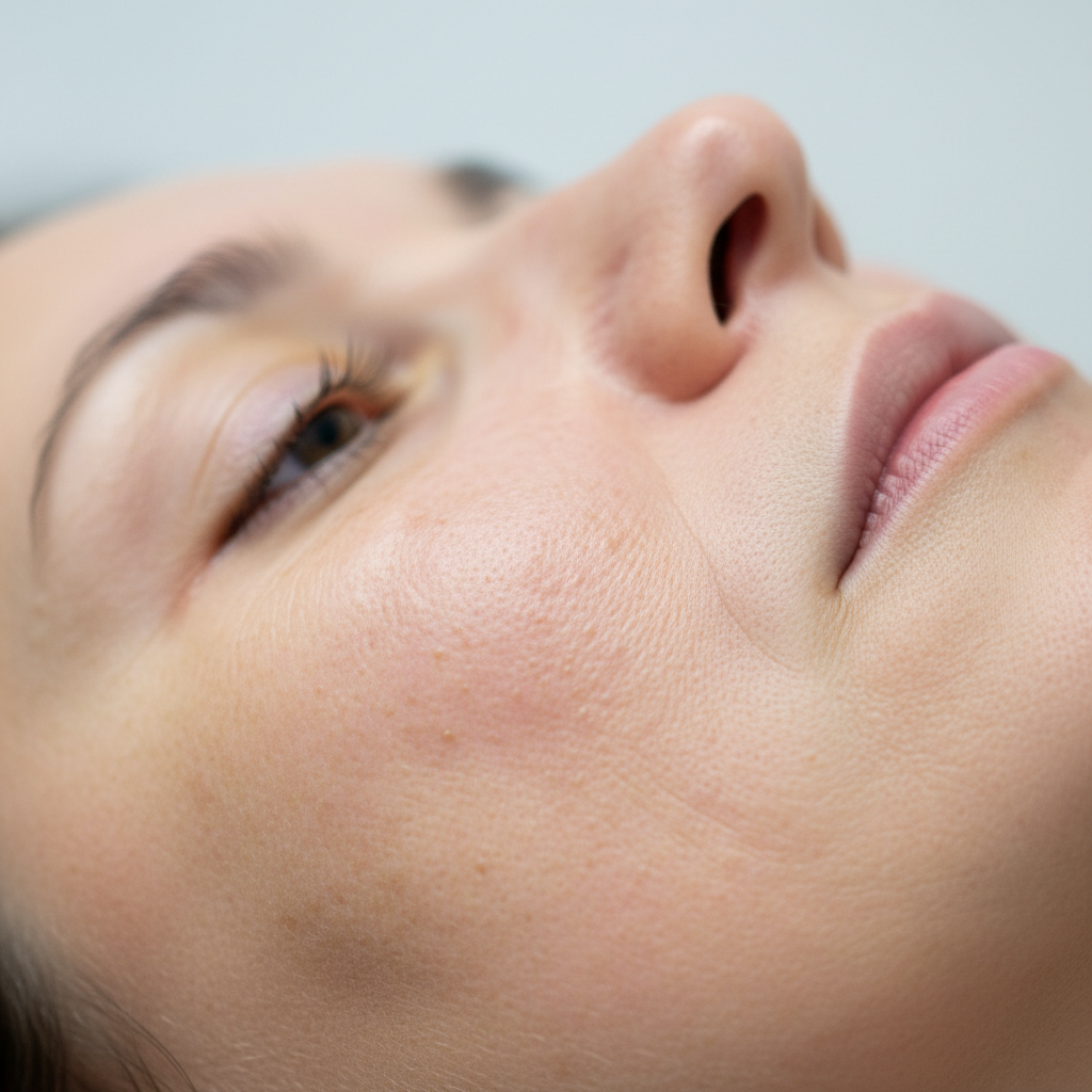 After micro-needling - luminous smooth skin