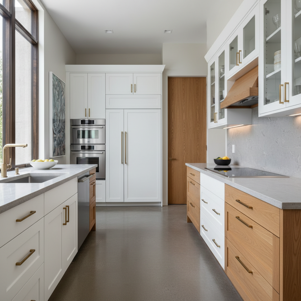 Well-designed custom kitchen cabinetry with efficient storage solutions and proper appliance integration in Scottsdale luxury home