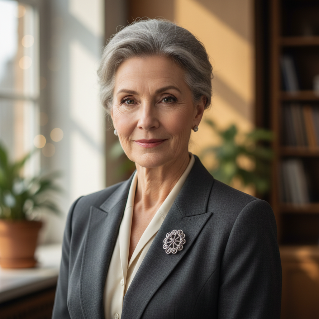 Margaret Calloway, senior professional woman, diocese comptroller headshot