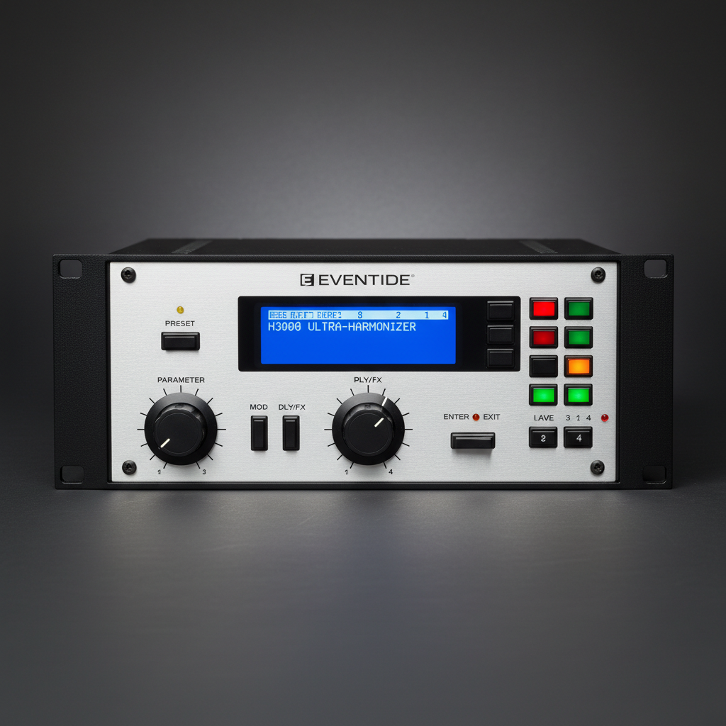 Eventide H3000 Ultra-Harmonizer rack unit in 19-inch rack