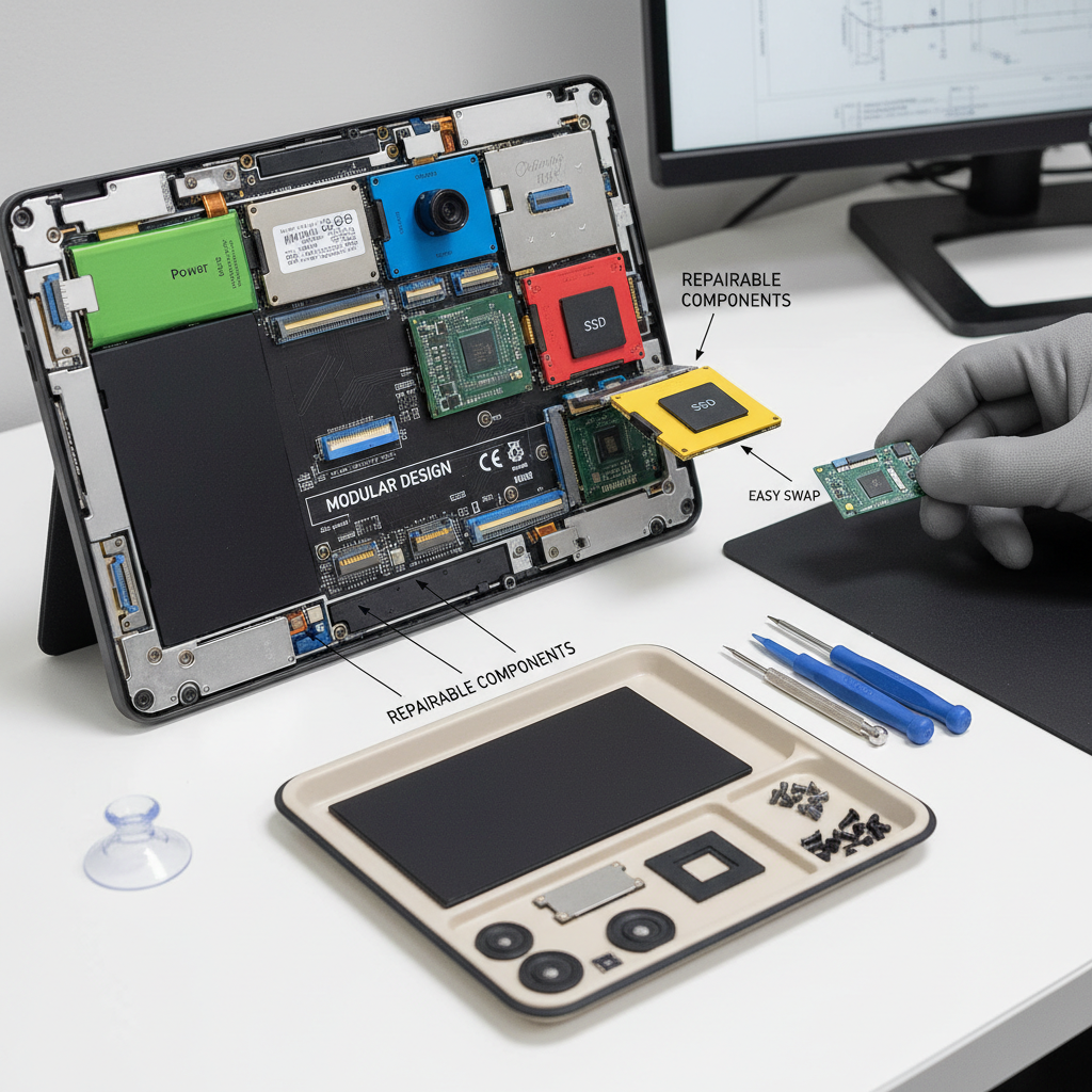 Framework modular repairable laptop